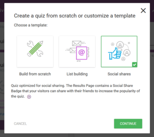 quiz op website maken